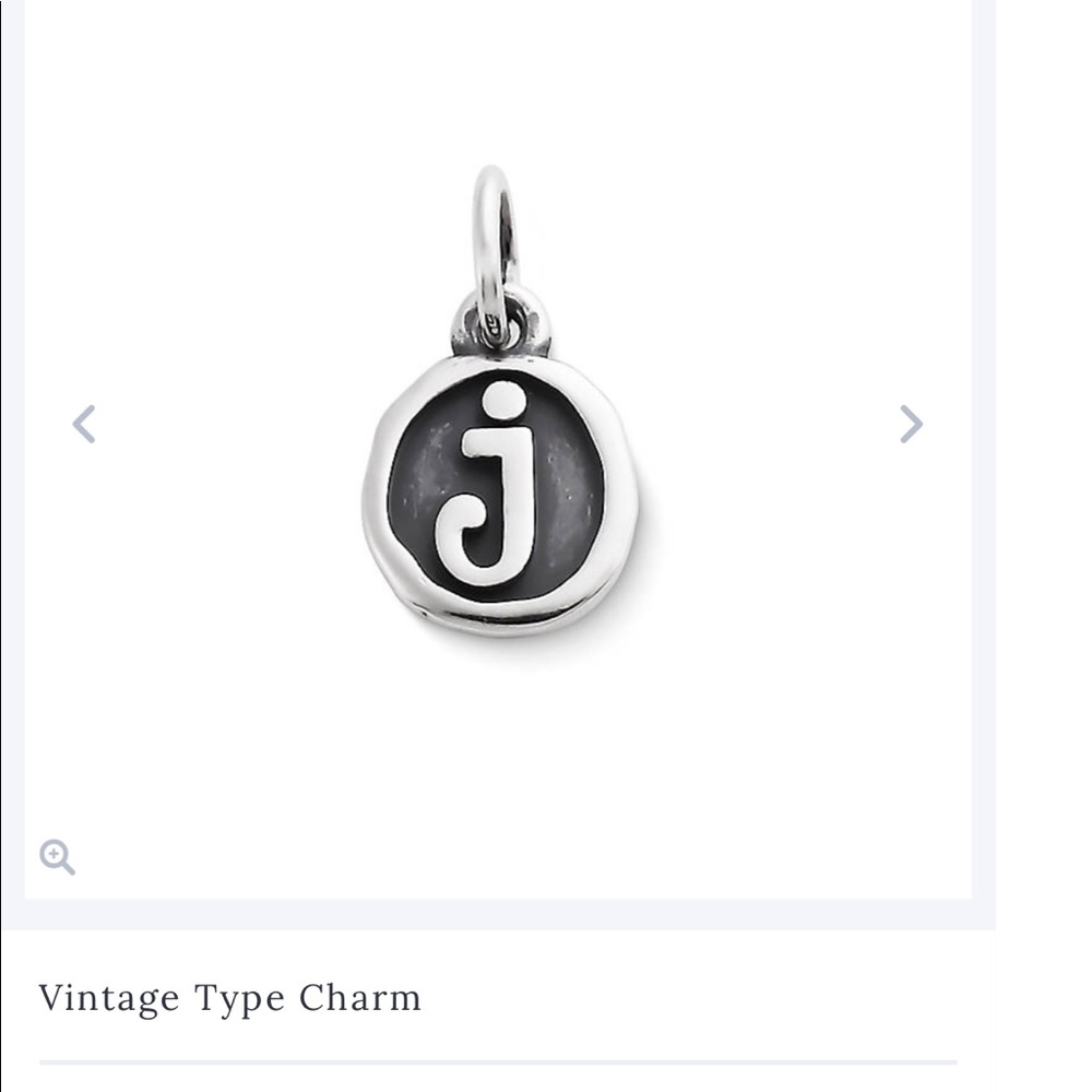 James Avery vintage style charm B - new with box!